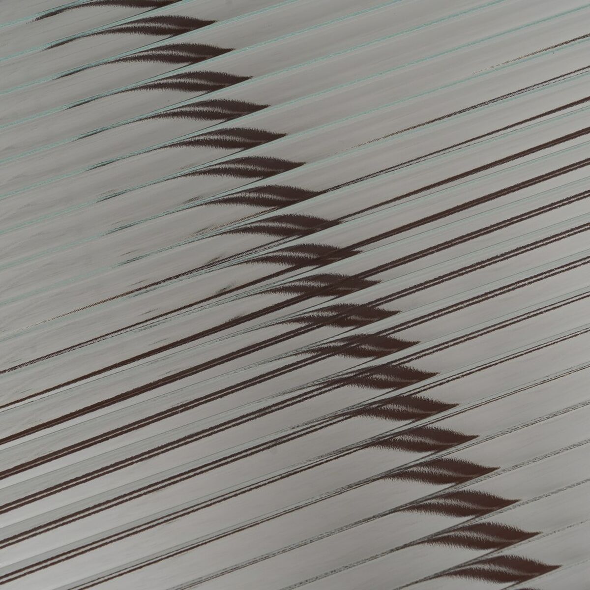 Mesa de Centro Telha Cristal Ferro 78 x 68 x 37 cm